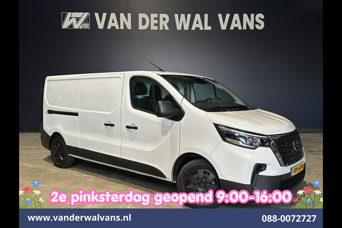 Nissan Primastar 2.0 dCi 131pk L2H1 Euro6 Airco | LED | Cruisecontrol | 2500kg Trekhaak | Parkeersensoren Bijrijdersbank