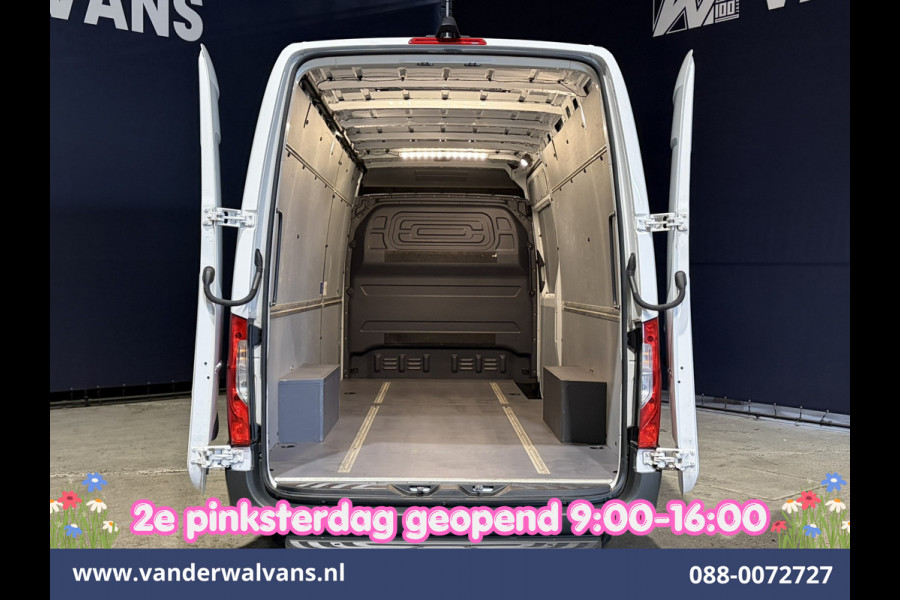 Mercedes-Benz Sprinter 317 CDI 170pk L3H2 Euro6 Airco | 360 graden Camera | Navigatie | Apple Carplay | Cruisecontrol Android Auto, Stoelverwarming, Chauffeursstoel, 270 Graden Achterdeuren, Parkeersensoren, Bijrijdersbank