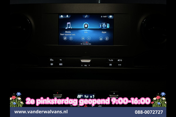 Mercedes-Benz Sprinter 317 CDI 170pk L3H2 Euro6 Airco | 360 graden Camera | Navigatie | Apple Carplay | Cruisecontrol Android Auto, Stoelverwarming, Chauffeursstoel, 270 Graden Achterdeuren, Parkeersensoren, Bijrijdersbank