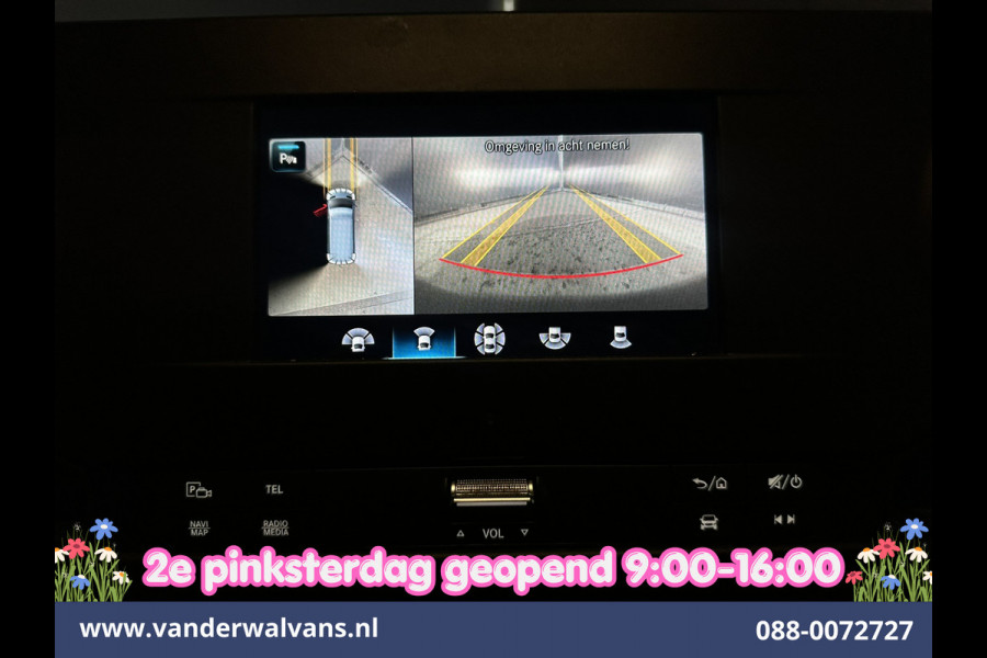 Mercedes-Benz Sprinter 317 CDI 170pk L3H2 Euro6 Airco | 360 graden Camera | Navigatie | Apple Carplay | Cruisecontrol Android Auto, Chauffeursstoel, Stoelverwarming, Parkeersensoren, Bijrijdersbank