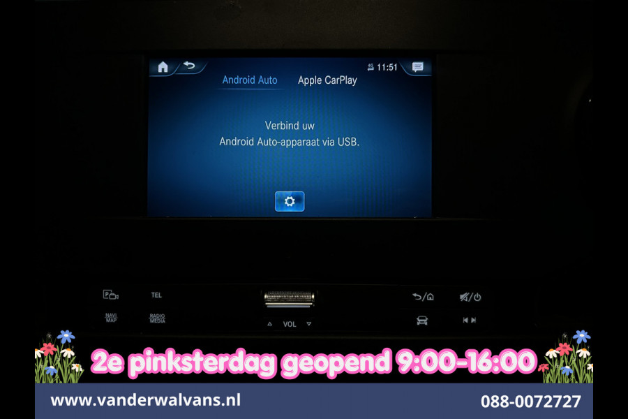 Mercedes-Benz Sprinter 317 CDI 170pk L3H2 Euro6 Airco | 360 graden Camera | Navigatie | Apple Carplay | Cruisecontrol Android Auto, Chauffeursstoel, Stoelverwarming, Parkeersensoren, Bijrijdersbank