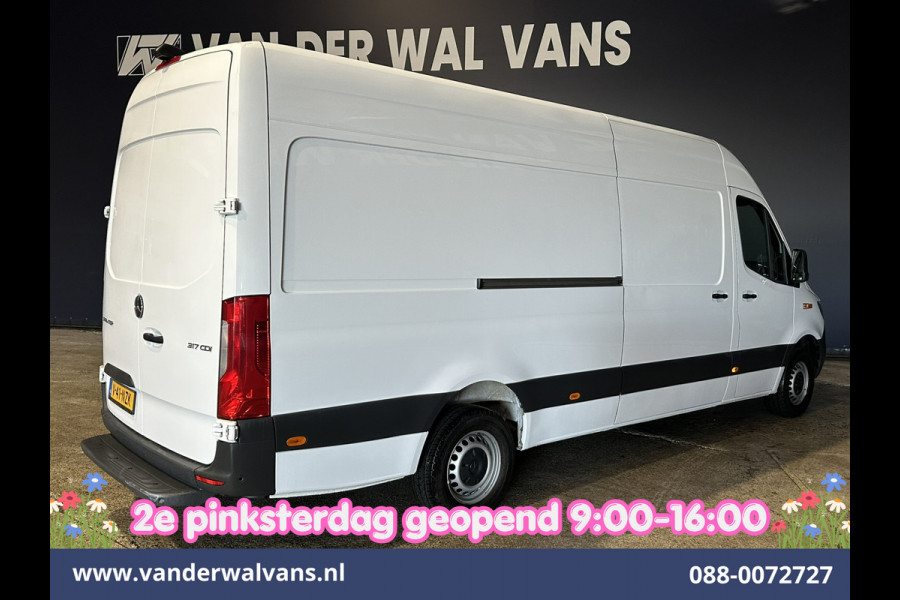 Mercedes-Benz Sprinter 317 CDI 170pk L3H2 Euro6 Airco | 360 graden Camera | Navigatie | Apple Carplay | Cruisecontrol Android Auto, Chauffeursstoel, Stoelverwarming, Parkeersensoren, Bijrijdersbank