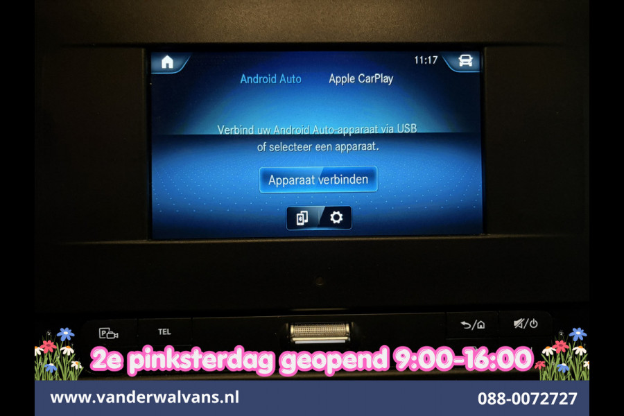 Mercedes-Benz Sprinter 314 CDI 143pk 3500kg Trekhaak L2H2 Euro6 Airco | Camera | Apple Carplay | Cruisecontrol | Android Auto, Stoelverwarming, 270 Graden Achterdeuren, Bijrijdersbank