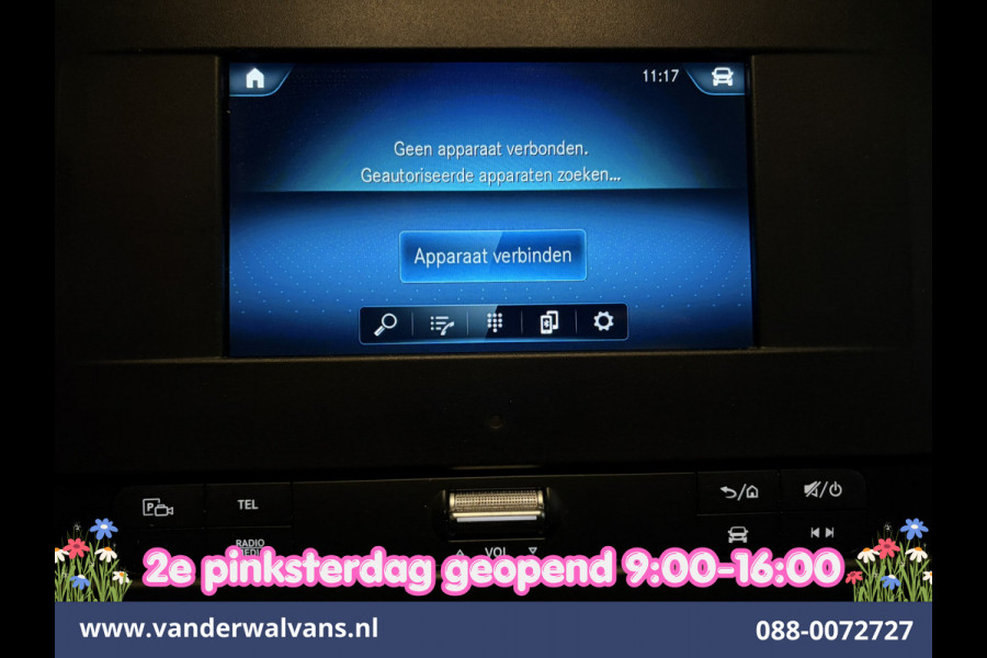 Mercedes-Benz Sprinter 314 CDI 143pk 3500kg Trekhaak L2H2 Euro6 Airco | Camera | Apple Carplay | Cruisecontrol | Android Auto, Stoelverwarming, 270 Graden Achterdeuren, Bijrijdersbank