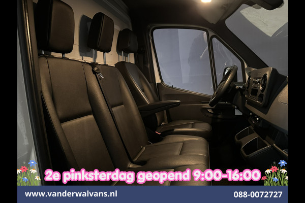 Mercedes-Benz Sprinter 314CDI 143pk Automaat Bakwagen 21m3 KUUB Laadklep Zijdeur Euro6 Airco | Bijrijdersbank Lat om Lat betimmering, Leder