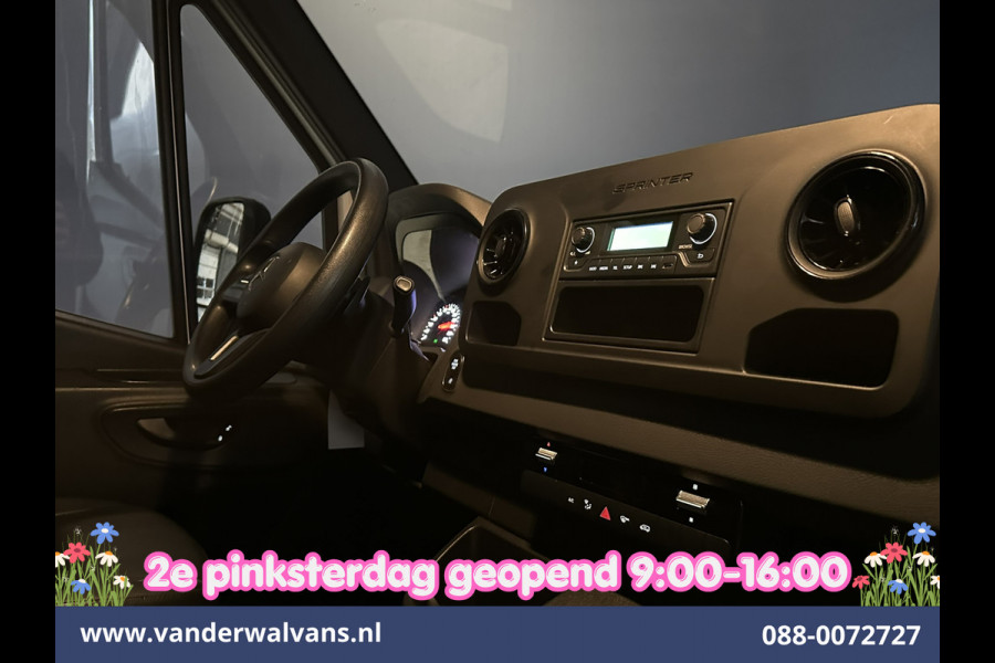 Mercedes-Benz Sprinter 314CDI 143pk Automaat Bakwagen 21m3 KUUB Laadklep Zijdeur Euro6 Airco | Bijrijdersbank Lat om Lat betimmering, Leder