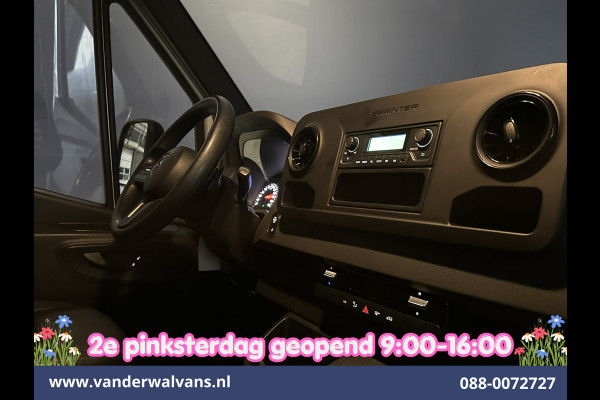 Mercedes-Benz Sprinter 314CDI 143pk Automaat Bakwagen 21m3 KUUB Laadklep Zijdeur Euro6 Airco | Bijrijdersbank Lat om Lat betimmering, Leder
