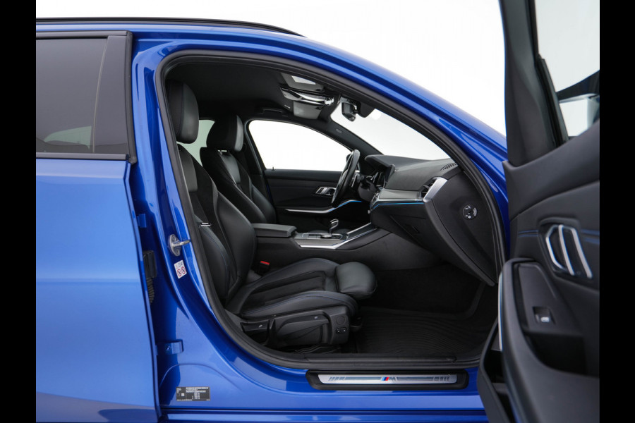 BMW 3 Serie Touring 330e M-Sportpack High Executive (Plug-in) Aut. *LEATHER-MICROFIBRE | FULL-LED | DIGI-COCKPIT | HEATED-SPORTSEATS | CAMERA | CARPLAY | SHIFTPADDLES | NAVI-FULLMAP | PRIVACY-GLASS | ECC | PDC | CRUISE | TOWBAR | 18''ALU*