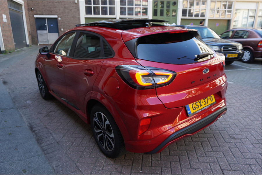 Ford Puma 1.0 EcoBoost Hybrid ST-Line X | PANO | LEER | Adaptive + Lane + BLIS | B&O | Stuur + Stoelverwarming | 3/2026 dealerbeurt gehad