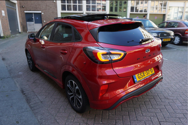Ford Puma 1.0 EcoBoost Hybrid ST-Line X | PANO | LEER | Adaptive + Lane + BLIS | B&O | Stuur + Stoelverwarming | 3/2026 dealerbeurt gehad