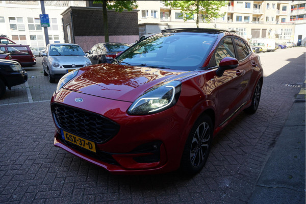 Ford Puma 1.0 EcoBoost Hybrid ST-Line X | PANO | LEER | Adaptive + Lane + BLIS | B&O | Stuur + Stoelverwarming | 3/2026 dealerbeurt gehad