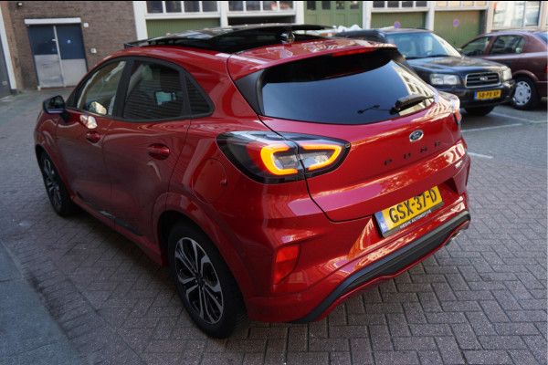 Ford Puma 1.0 EcoBoost Hybrid ST-Line X | PANO | LEER | Adaptive + Lane + BLIS | B&O | Stuur + Stoelverwarming | 3/2026 dealerbeurt gehad