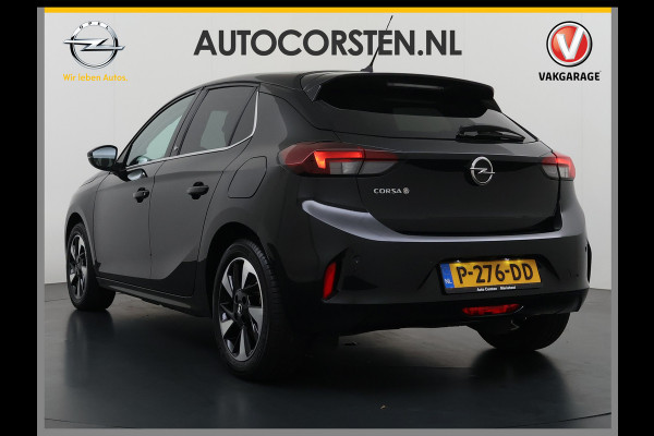 Opel CORSA-E Elegance 50 kWh SOH 93% Navi Ecc 360°Camera Apple Carplay Android Auto Cruise Control Pdc Dodehoek detectie Keyless Draadloze telefoonlader Privacy Glas Lmv Isofix Led Regen-Lichtsensor Lane Assist Origineel Nederlandse Auto Zeer compleet!