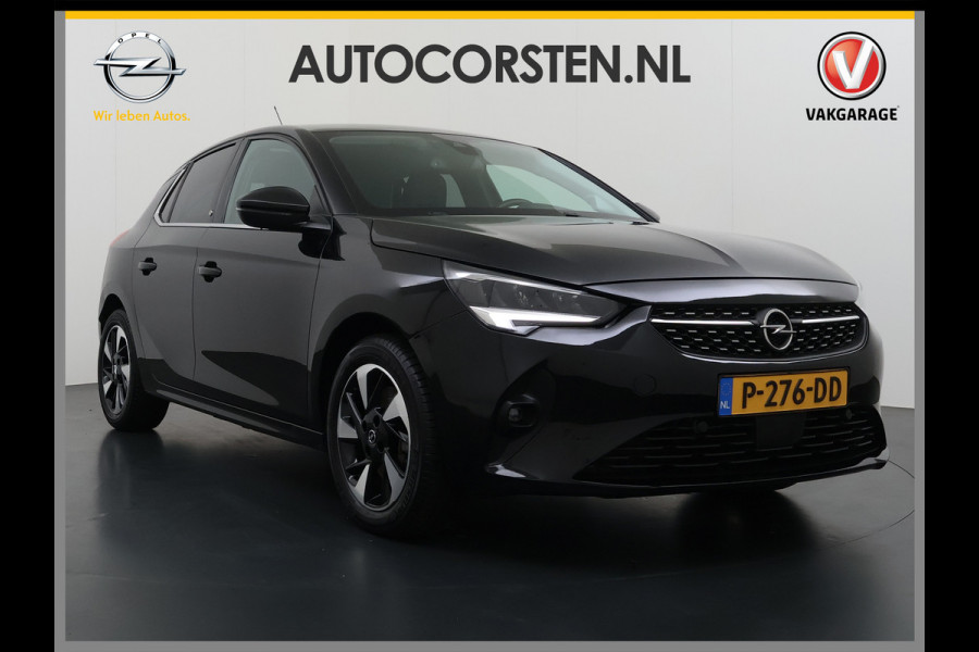 Opel CORSA-E Elegance 50 kWh SOH 93% Navi Ecc 360°Camera Apple Carplay Android Auto Cruise Control Pdc Dodehoek detectie Keyless Draadloze telefoonlader Privacy Glas Lmv Isofix Led Regen-Lichtsensor Lane Assist Origineel Nederlandse Auto Zeer compleet!