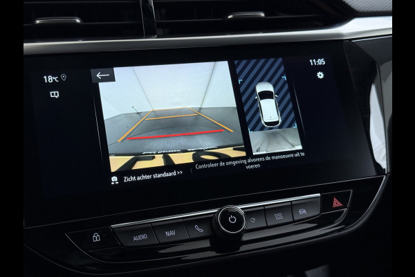 Opel CORSA-E Elegance 50 kWh SOH 93% Navi Ecc 360°Camera Apple Carplay Android Auto Cruise Control Pdc Dodehoek detectie Keyless Draadloze telefoonlader Privacy Glas Lmv Isofix Led Regen-Lichtsensor Lane Assist Origineel Nederlandse Auto Zeer compleet!