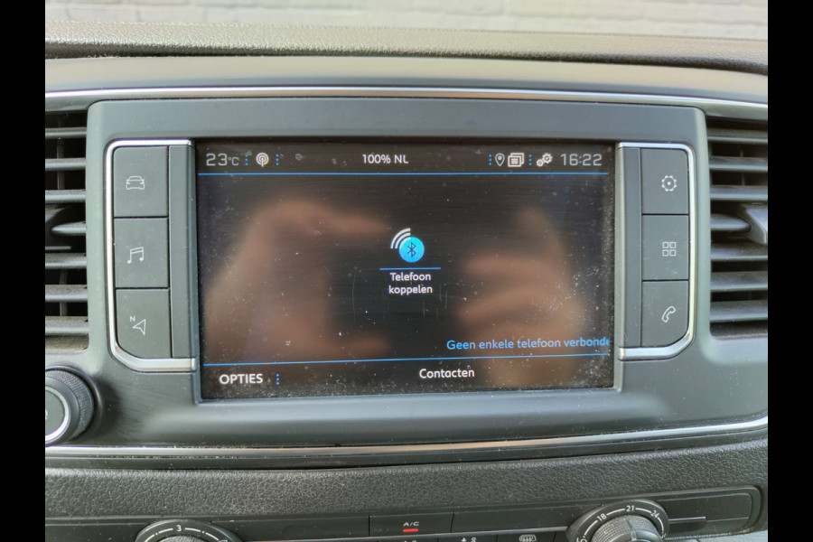Peugeot Expert 1.5HDI 100 3-Persoons Trekhaak Navi Euro 6 Airco Apple Carplay Android Auto Cruise Control Bluetooth Pdc Premium Betonplex Vloer Wandbetimmering Schuifdeur 1.800KG Trekgewicht