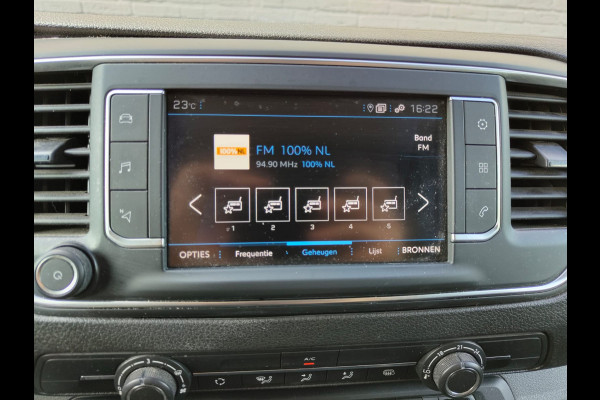 Peugeot Expert 1.5HDI 100 3-Persoons Trekhaak Navi Euro 6 Airco Apple Carplay Android Auto Cruise Control Bluetooth Pdc Premium Betonplex Vloer Wandbetimmering Schuifdeur 1.800KG Trekgewicht