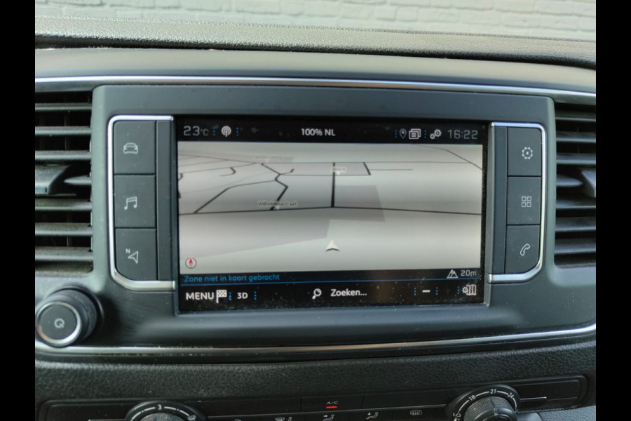 Peugeot Expert 1.5HDI 100 3-Persoons Trekhaak Navi Euro 6 Airco Apple Carplay Android Auto Cruise Control Bluetooth Pdc Premium Betonplex Vloer Wandbetimmering Schuifdeur 1.800KG Trekgewicht