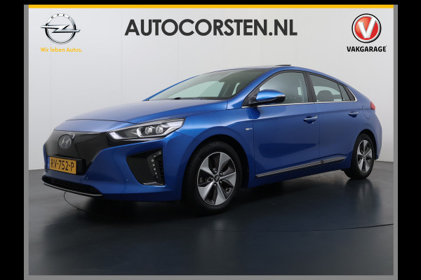 Hyundai IONIQ Premium EV SOH 99,9% Panorama-Schuifdak Adap.Cruise Leder+Memory Navi Ecc Trekhaak Infinity®-Audio Camera Apple Carplay Android  Stoel+Stuurverwarming Elek.Stoelen Lmv Bluetooth Dodehoek+Lane Assist VESS Origineel Nederlandse Auto