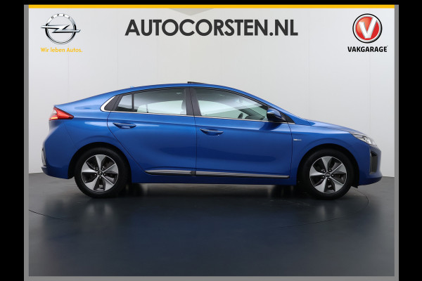 Hyundai IONIQ Premium EV SOH 99,9% Panorama-Schuifdak Adap.Cruise Leder+Memory Navi Ecc Trekhaak Infinity®-Audio Camera Apple Carplay Android  Stoel+Stuurverwarming Elek.Stoelen Lmv Bluetooth Dodehoek+Lane Assist VESS Origineel Nederlandse Auto