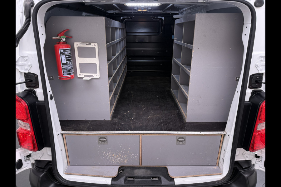 Opel Vivaro 1.5 CDTI L2H1 3-Persoons Airco Cruise Control Dodehoek Bluetooth Pdc Edition Betonplex vloer Kasteninbouw Schuifdeur Regen+Lichtsensor Euro 6 1e Eigenaar