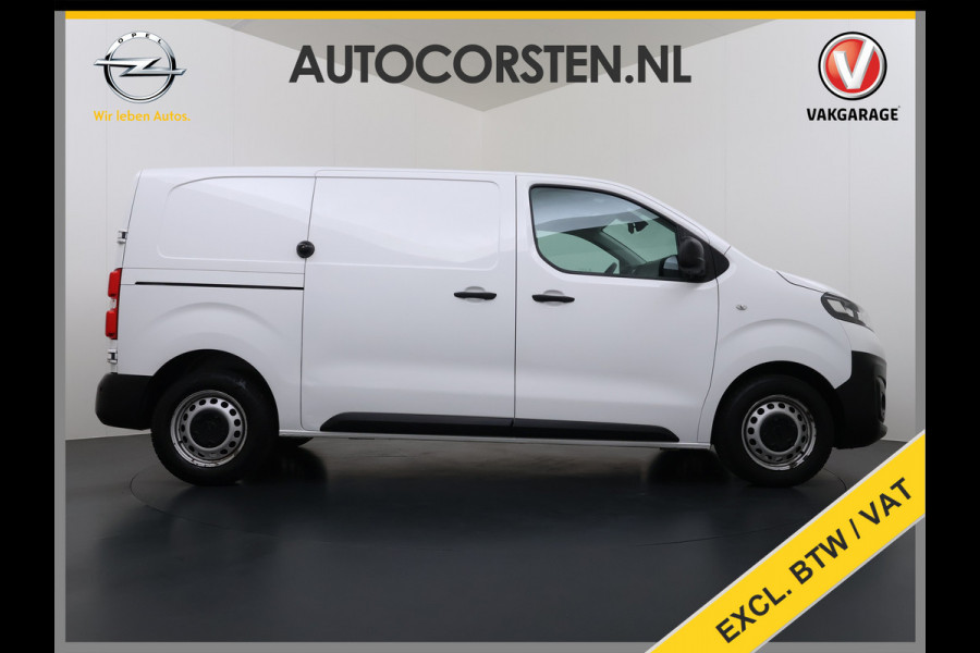 Opel Vivaro 1.5 CDTI L2H1 3-Persoons Airco Cruise Control Dodehoek Bluetooth Pdc Edition Betonplex vloer Kasteninbouw Schuifdeur Regen+Lichtsensor Euro 6 1e Eigenaar