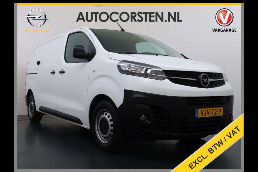 Opel Vivaro 1.5 CDTI L2H1 3-Persoons Airco Cruise Control Dodehoek Bluetooth Pdc Edition Betonplex vloer Kasteninbouw Schuifdeur Regen+Lichtsensor Euro 6 1e Eigenaar