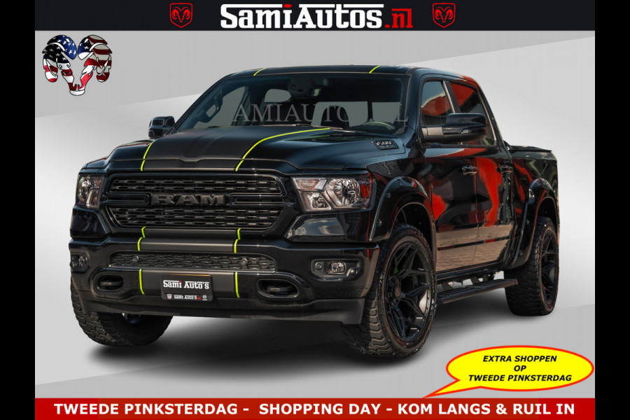 Dodge Ram SPORT | 5.7 V8 4x4 HEMI | PANORAMA DAK | GROOTSCHERM 12 INCH | LPG | Diamond Black Pearl | CREW CAB | DUBBELE CABINE | 5 PERSOONS | DC | VOORRAAD NR 2554 - 6048