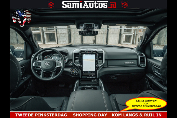 Dodge Ram SPORT | 5.7 V8 4x4 HEMI | PANORAMA DAK | GROOTSCHERM 12 INCH | LPG | Diamond Black Pearl | CREW CAB | DUBBELE CABINE | 5 PERSOONS | DC | VOORRAAD NR 2554 - 6048