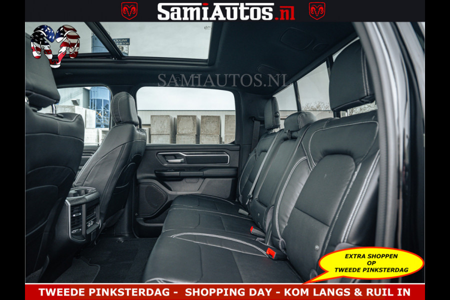 Dodge Ram SPORT | 5.7 V8 4x4 HEMI | PANORAMA DAK | GROOTSCHERM 12 INCH | LPG | Diamond Black Pearl | CREW CAB | DUBBELE CABINE | 5 PERSOONS | DC | VOORRAAD NR 2554 - 6048