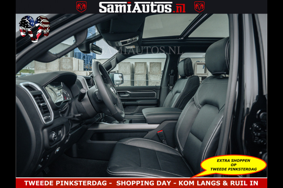 Dodge Ram SPORT | 5.7 V8 4x4 HEMI | PANORAMA DAK | GROOTSCHERM 12 INCH | LPG | Diamond Black Pearl | CREW CAB | DUBBELE CABINE | 5 PERSOONS | DC | VOORRAAD NR 2554 - 6048