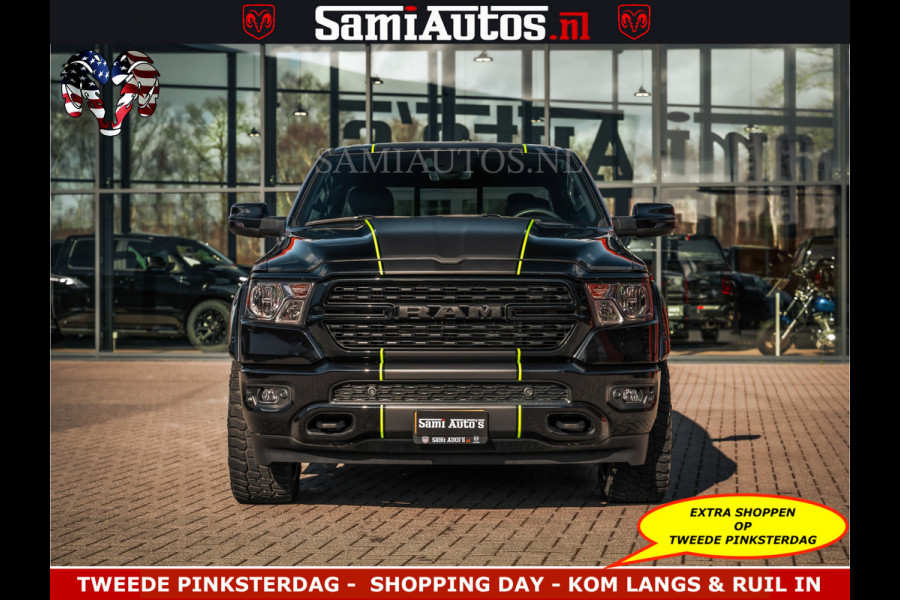 Dodge Ram SPORT | 5.7 V8 4x4 HEMI | PANORAMA DAK | GROOTSCHERM 12 INCH | LPG | Diamond Black Pearl | CREW CAB | DUBBELE CABINE | 5 PERSOONS | DC | VOORRAAD NR 2554 - 6048