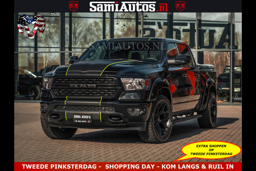 Dodge Ram SPORT | 5.7 V8 4x4 HEMI | PANORAMA DAK | GROOTSCHERM 12 INCH | LPG | Diamond Black Pearl | CREW CAB | DUBBELE CABINE | 5 PERSOONS | DC | VOORRAAD NR 2554 - 6048