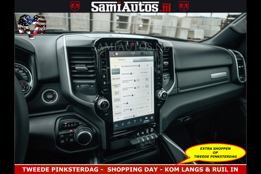 Dodge Ram SPORT | 5.7 V8 4x4 HEMI | PANORAMA DAK | GROOTSCHERM 12 INCH | LPG | Diamond Black Pearl | CREW CAB | DUBBELE CABINE | 5 PERSOONS | DC | VOORRAAD NR 2554 - 6048