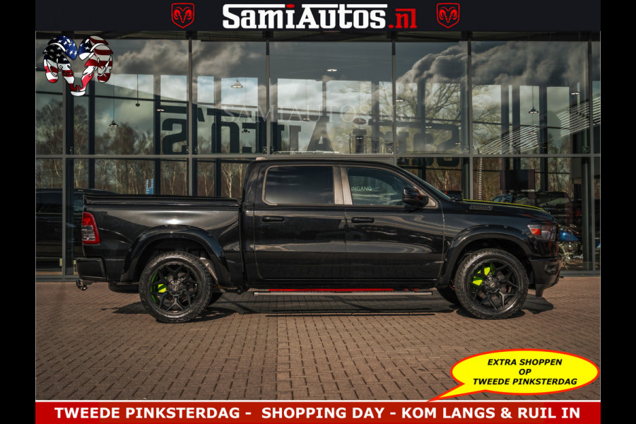Dodge Ram SPORT | 5.7 V8 4x4 HEMI | PANORAMA DAK | GROOTSCHERM 12 INCH | LPG | Diamond Black Pearl | CREW CAB | DUBBELE CABINE | 5 PERSOONS | DC | VOORRAAD NR 2554 - 6048