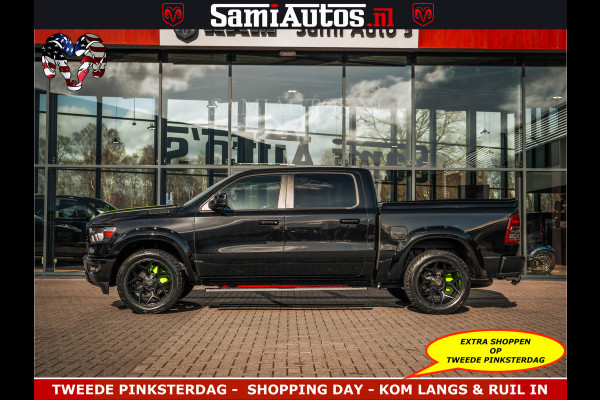 Dodge Ram SPORT | 5.7 V8 4x4 HEMI | PANORAMA DAK | GROOTSCHERM 12 INCH | LPG | Diamond Black Pearl | CREW CAB | DUBBELE CABINE | 5 PERSOONS | DC | VOORRAAD NR 2554 - 6048