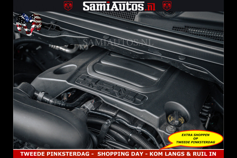 Dodge Ram SPORT | 5.7 V8 4x4 HEMI | PANORAMA DAK | GROOTSCHERM 12 INCH | LPG | Diamond Black Pearl | CREW CAB | DUBBELE CABINE | 5 PERSOONS | DC | VOORRAAD NR 2554 - 6048