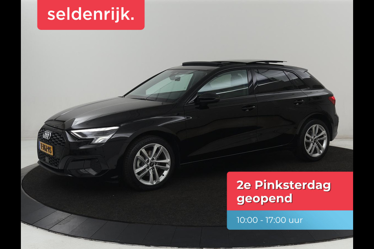 Audi A3 30 TFSI Advanced edition | Panoramadak | Stoelverwarming | Camera | Carplay | Sportstoelen | Navigatie | Full LED | Virtual Cockpit | Getint glas | Climate control | Parkeerhulp | Cruise control