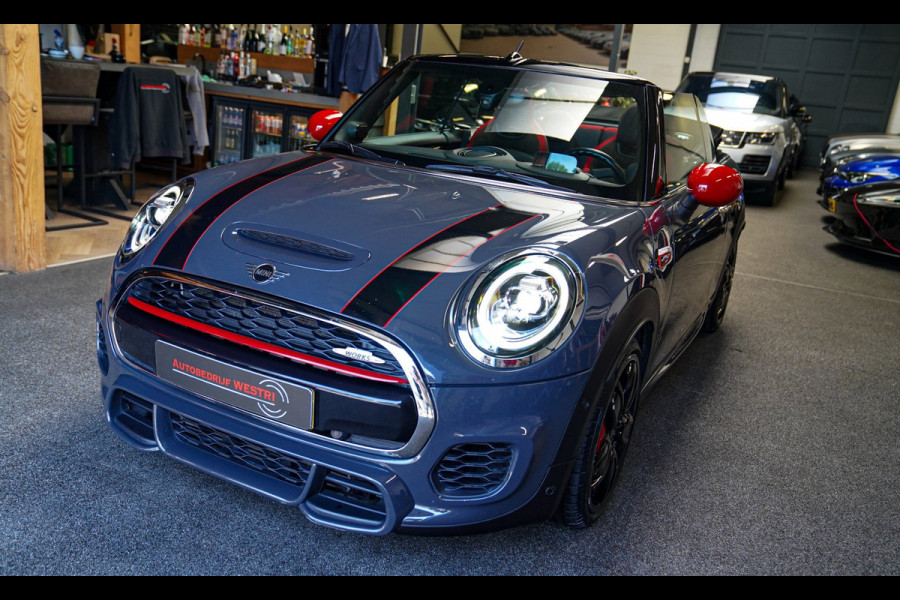 MINI Cabrio 2.0 John Cooper Works Chili | Cabriolet | Luxe Leder / Alcantara | Harman/Kardon | Camera | 231PK | HuD