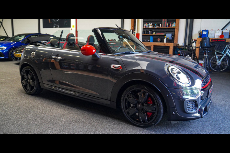 MINI Cabrio 2.0 John Cooper Works Chili | Cabriolet | Luxe Leder / Alcantara | Harman/Kardon | Camera | 231PK | HuD