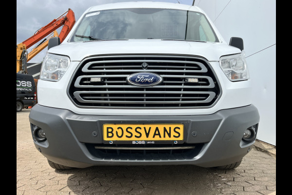 Ford Transit 2.0 TDCI 130PK L2H2 Airco Cruise Control Parkeersensoren Stoelverwarming Zwaailampen Kastwand Inbouw