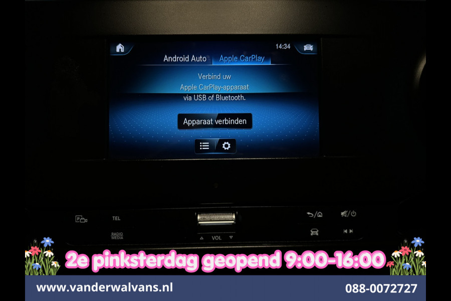 Mercedes-Benz Sprinter 316 CDI 164pk 3500kg Trekhaak L2H2 Inrichting Euro6 Airco | Camera | Omvormer | Apple Carplay Android Auto, Cruisecontrol, Parkeersensoren
