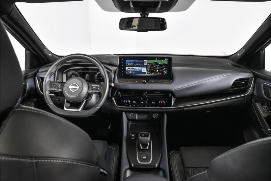 Nissan QASHQAI 1.3 MHEV Xtronic 158 PK Tekna Plus | Cold Pack | Pano | Trekhaak | Dig. Cockpit | Adapt. Cruise | Stoel-+stuurverw. | 360 Camera | Bose | NAV + App. Connect | Auto. Airco | LM 20" | Elek. Klep |