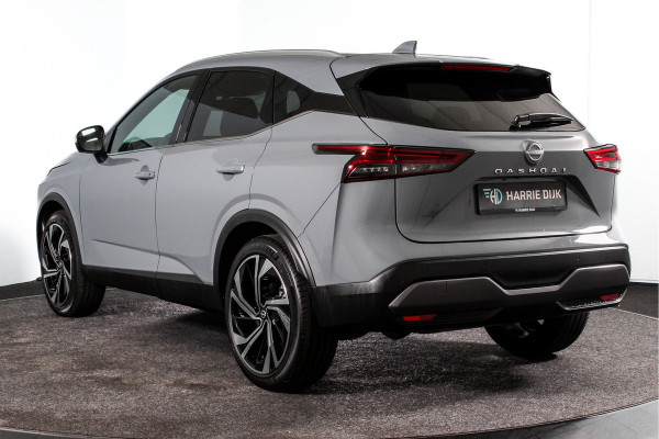 Nissan QASHQAI 1.3 MHEV Xtronic 158 PK Tekna Plus | Cold Pack | Pano | Trekhaak | Dig. Cockpit | Adapt. Cruise | Stoel-+stuurverw. | 360 Camera | Bose | NAV + App. Connect | Auto. Airco | LM 20" | Elek. Klep |