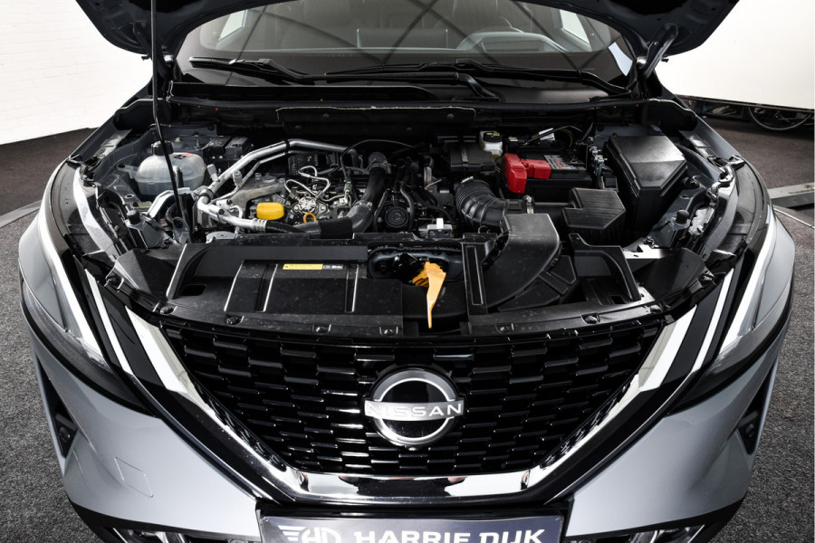 Nissan QASHQAI 1.3 MHEV Xtronic 158 PK Tekna Plus | Cold Pack | Pano | Trekhaak | Dig. Cockpit | Adapt. Cruise | Stoel-+stuurverw. | 360 Camera | Bose | NAV + App. Connect | Auto. Airco | LM 20" | Elek. Klep |