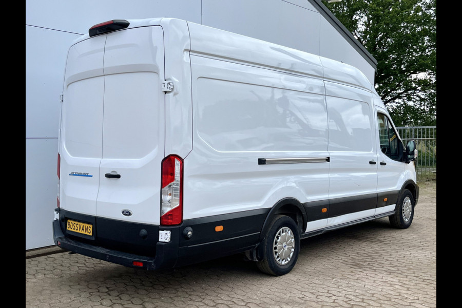 Ford E-Transit 75 kWh 184PK L4H3 334km WLTP 95,6% (SOH) BEV Snelladen Cruise control Carplay Climate control Laadkabel Camera Parkeersensoren V+A Stoelverwarming