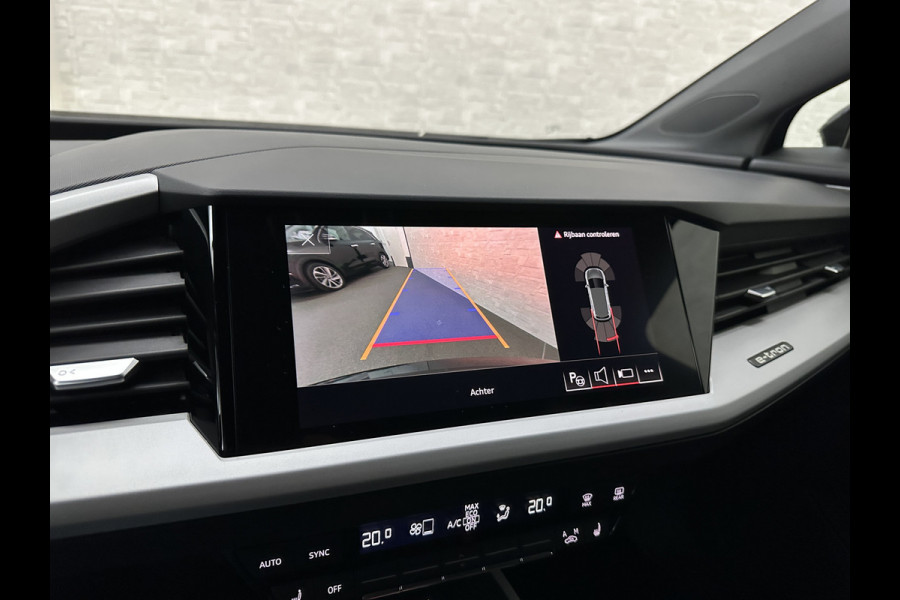 Audi Q4 e-tron 45 Quattro S-Line 77 / 82 kWh | ACC | Matrix-LED | Keyless-Entry | Standkachel | Carplay | 27150,= exc. btw | Lane Assist | 3-Zone Clima | Stoelverwarming | Getint Glas | Autom. Parkeren | Virtual Cockpit |
