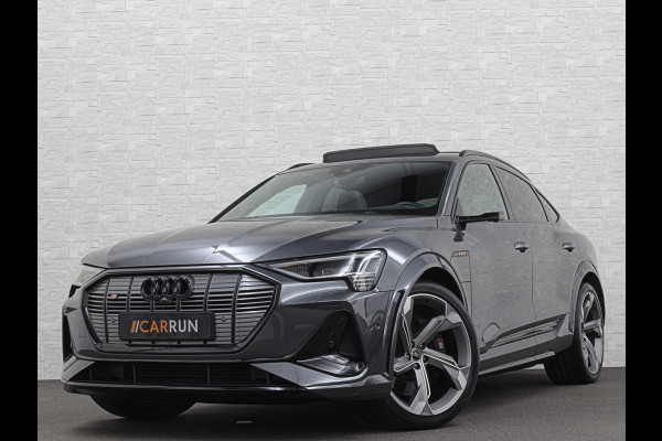 Audi e-tron Sportback S 504pk | RS-Stoelen | Panorama | 360 Camera | Valcona Leder | ACC | B&O Sound | Luchtvering | Soft-Close | Camera Spiegels | Nachtzicht | Keyless-Entry | Head-Up | 4-Zone Clima | Stoelverwarming V+A | Sfeerverlichting | Memory | Carplay |