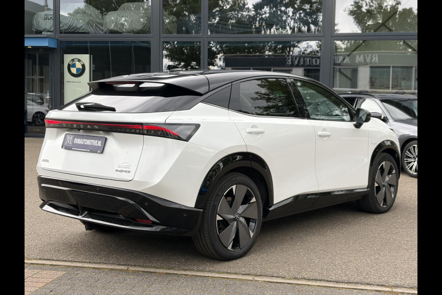 Nissan ARIYA e-4ORCE Evolve 91 kWh | TOPSTAAT | NISSAN DEALER ONDERHOUDEN | PANODAK |  STOELVERWARMING+ VENTILATIE| BOSE AUDIO| HEAD-UP DISPLAY| AFNEEMBARE TREKHAAK| ELEKTRISCHE ACHTERKLEP| SUPER COMPLEET!|