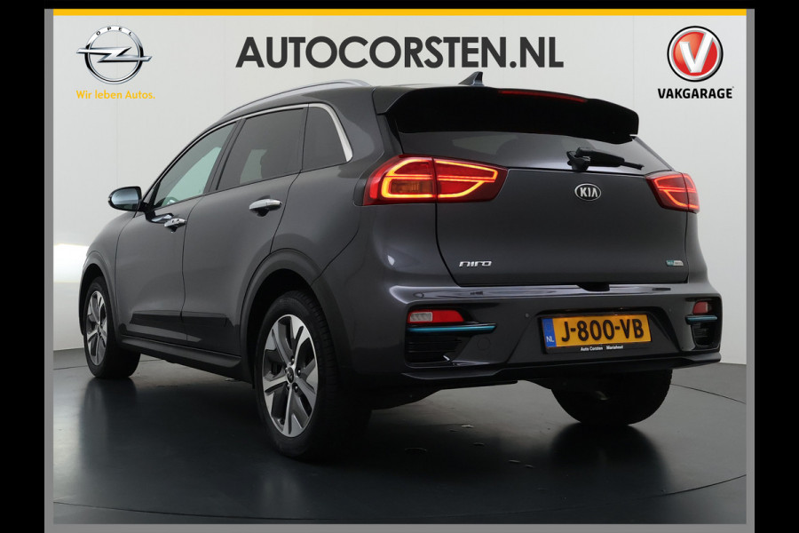 Kia e-Niro 204pk AUT. ExecutiveLine 64kWh SOH 100% Fase 3 Warmtepomp Leder Elek.Stoel+Memory JBL®-Audio Navi Ecc Camera Apple Carplay Andro Stoelverwarming+Koeling Stuurverwarming Lmv Privacy Glas DAB Vess Lane Assist Blind Spot Origineel Nederlandse Auto Dealeronderhouden
